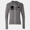 Triblend Lightweight Full-Zip Hooded Long Sleeve Tee Thumbnail