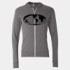 Triblend Lightweight Full-Zip Hooded Long Sleeve Tee Thumbnail