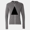 Triblend Lightweight Full-Zip Hooded Long Sleeve Tee Thumbnail