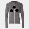 Triblend Lightweight Full-Zip Hooded Long Sleeve Tee Thumbnail