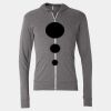 Triblend Lightweight Full-Zip Hooded Long Sleeve Tee Thumbnail