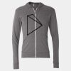 Triblend Lightweight Full-Zip Hooded Long Sleeve Tee Thumbnail