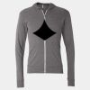 Triblend Lightweight Full-Zip Hooded Long Sleeve Tee Thumbnail