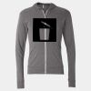 Triblend Lightweight Full-Zip Hooded Long Sleeve Tee Thumbnail