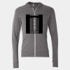 Triblend Lightweight Full-Zip Hooded Long Sleeve Tee Thumbnail