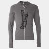 Triblend Lightweight Full-Zip Hooded Long Sleeve Tee Thumbnail