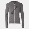 Triblend Lightweight Full-Zip Hooded Long Sleeve Tee Thumbnail