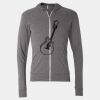 Triblend Lightweight Full-Zip Hooded Long Sleeve Tee Thumbnail