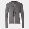 Triblend Lightweight Full-Zip Hooded Long Sleeve Tee Thumbnail