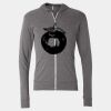 Triblend Lightweight Full-Zip Hooded Long Sleeve Tee Thumbnail