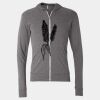 Triblend Lightweight Full-Zip Hooded Long Sleeve Tee Thumbnail