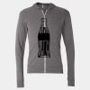 Triblend Lightweight Full-Zip Hooded Long Sleeve Tee Thumbnail