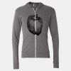 Triblend Lightweight Full-Zip Hooded Long Sleeve Tee Thumbnail