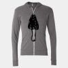 Triblend Lightweight Full-Zip Hooded Long Sleeve Tee Thumbnail