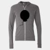 Triblend Lightweight Full-Zip Hooded Long Sleeve Tee Thumbnail