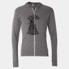 Triblend Lightweight Full-Zip Hooded Long Sleeve Tee Thumbnail