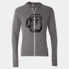 Triblend Lightweight Full-Zip Hooded Long Sleeve Tee Thumbnail