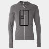 Triblend Lightweight Full-Zip Hooded Long Sleeve Tee Thumbnail