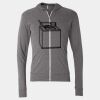 Triblend Lightweight Full-Zip Hooded Long Sleeve Tee Thumbnail