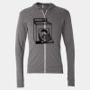 Triblend Lightweight Full-Zip Hooded Long Sleeve Tee Thumbnail