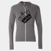 Triblend Lightweight Full-Zip Hooded Long Sleeve Tee Thumbnail