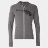 Triblend Lightweight Full-Zip Hooded Long Sleeve Tee Thumbnail