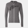 Triblend Lightweight Full-Zip Hooded Long Sleeve Tee Thumbnail