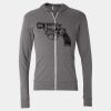 Triblend Lightweight Full-Zip Hooded Long Sleeve Tee Thumbnail