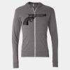 Triblend Lightweight Full-Zip Hooded Long Sleeve Tee Thumbnail