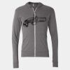 Triblend Lightweight Full-Zip Hooded Long Sleeve Tee Thumbnail