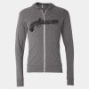 Triblend Lightweight Full-Zip Hooded Long Sleeve Tee Thumbnail