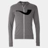 Triblend Lightweight Full-Zip Hooded Long Sleeve Tee Thumbnail