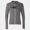 Triblend Lightweight Full-Zip Hooded Long Sleeve Tee Thumbnail