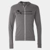 Triblend Lightweight Full-Zip Hooded Long Sleeve Tee Thumbnail