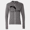 Triblend Lightweight Full-Zip Hooded Long Sleeve Tee Thumbnail