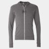 Triblend Lightweight Full-Zip Hooded Long Sleeve Tee Thumbnail