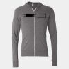 Triblend Lightweight Full-Zip Hooded Long Sleeve Tee Thumbnail