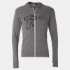 Triblend Lightweight Full-Zip Hooded Long Sleeve Tee Thumbnail