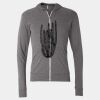 Triblend Lightweight Full-Zip Hooded Long Sleeve Tee Thumbnail