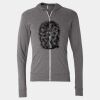 Triblend Lightweight Full-Zip Hooded Long Sleeve Tee Thumbnail