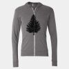 Triblend Lightweight Full-Zip Hooded Long Sleeve Tee Thumbnail