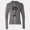 Triblend Lightweight Full-Zip Hooded Long Sleeve Tee Thumbnail