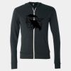 Triblend Lightweight Full-Zip Hooded Long Sleeve Tee Thumbnail