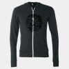 Triblend Lightweight Full-Zip Hooded Long Sleeve Tee Thumbnail
