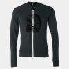 Triblend Lightweight Full-Zip Hooded Long Sleeve Tee Thumbnail
