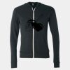 Triblend Lightweight Full-Zip Hooded Long Sleeve Tee Thumbnail
