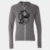 Triblend Lightweight Full-Zip Hooded Long Sleeve Tee Thumbnail