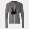 Triblend Lightweight Full-Zip Hooded Long Sleeve Tee Thumbnail