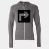 Triblend Lightweight Full-Zip Hooded Long Sleeve Tee Thumbnail