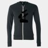 Triblend Lightweight Full-Zip Hooded Long Sleeve Tee Thumbnail